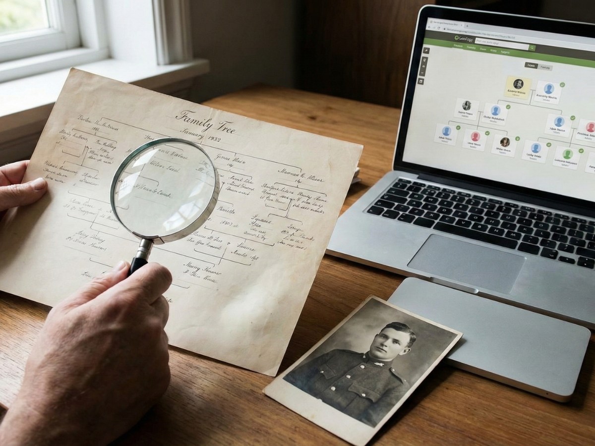 Genealogie a hledání předků – jak začít a kde hledat