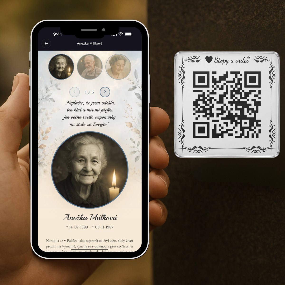 Digitální memoriál – celý životní příběh na jednom místě