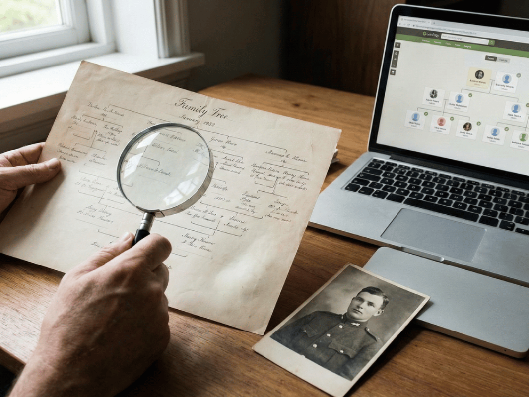 Aby staletí vzpomínek neskončila v krabici. Jak moderní technologie zachraňují rodokmeny.