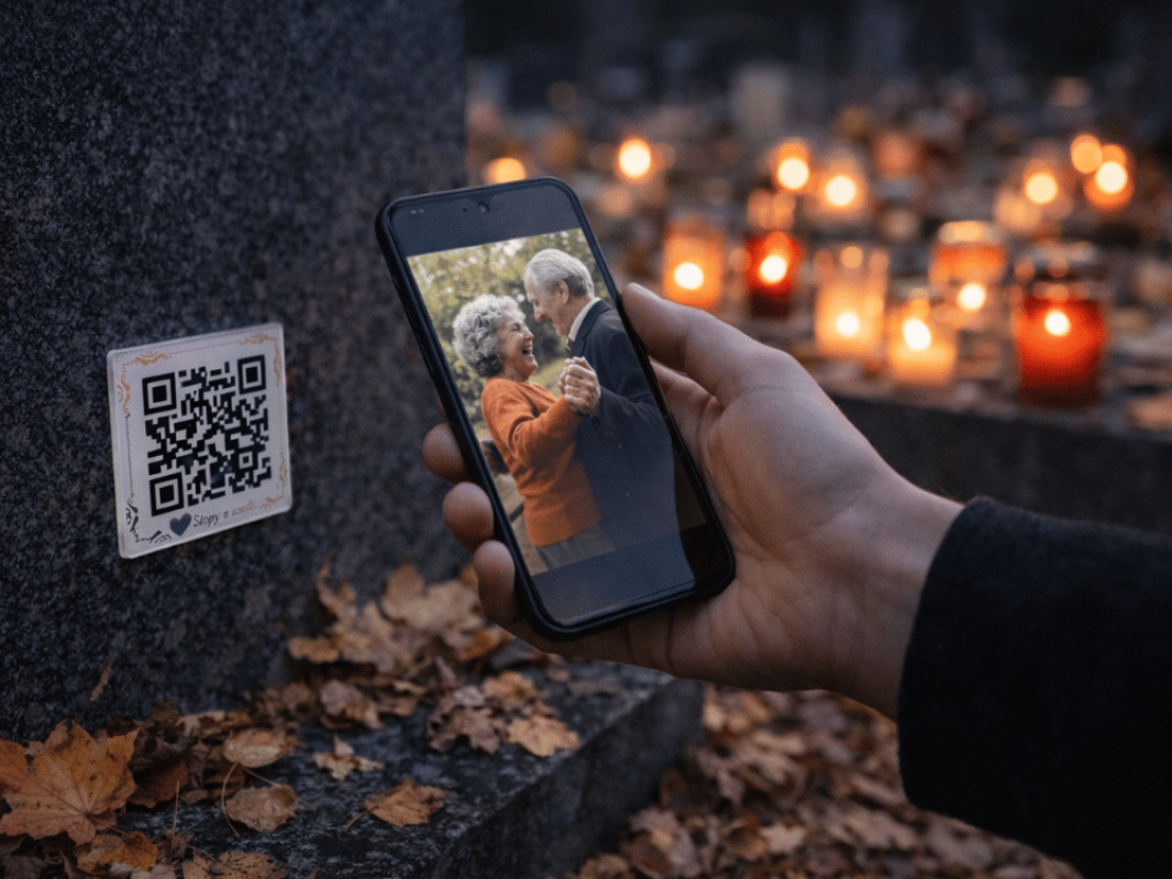 Pomlčka na náhrobku: Mezi datem narození a úmrtí se skrývá celý vesmír.