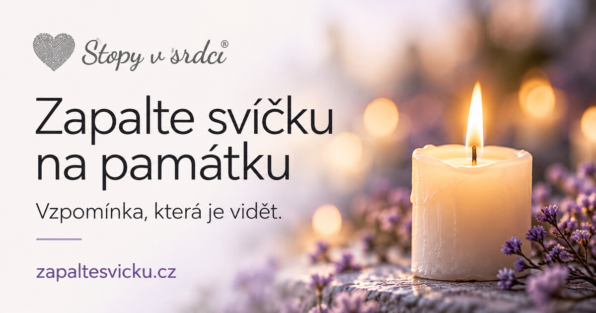 Zapalte svíčku na památku. Ať jste kdekoli.