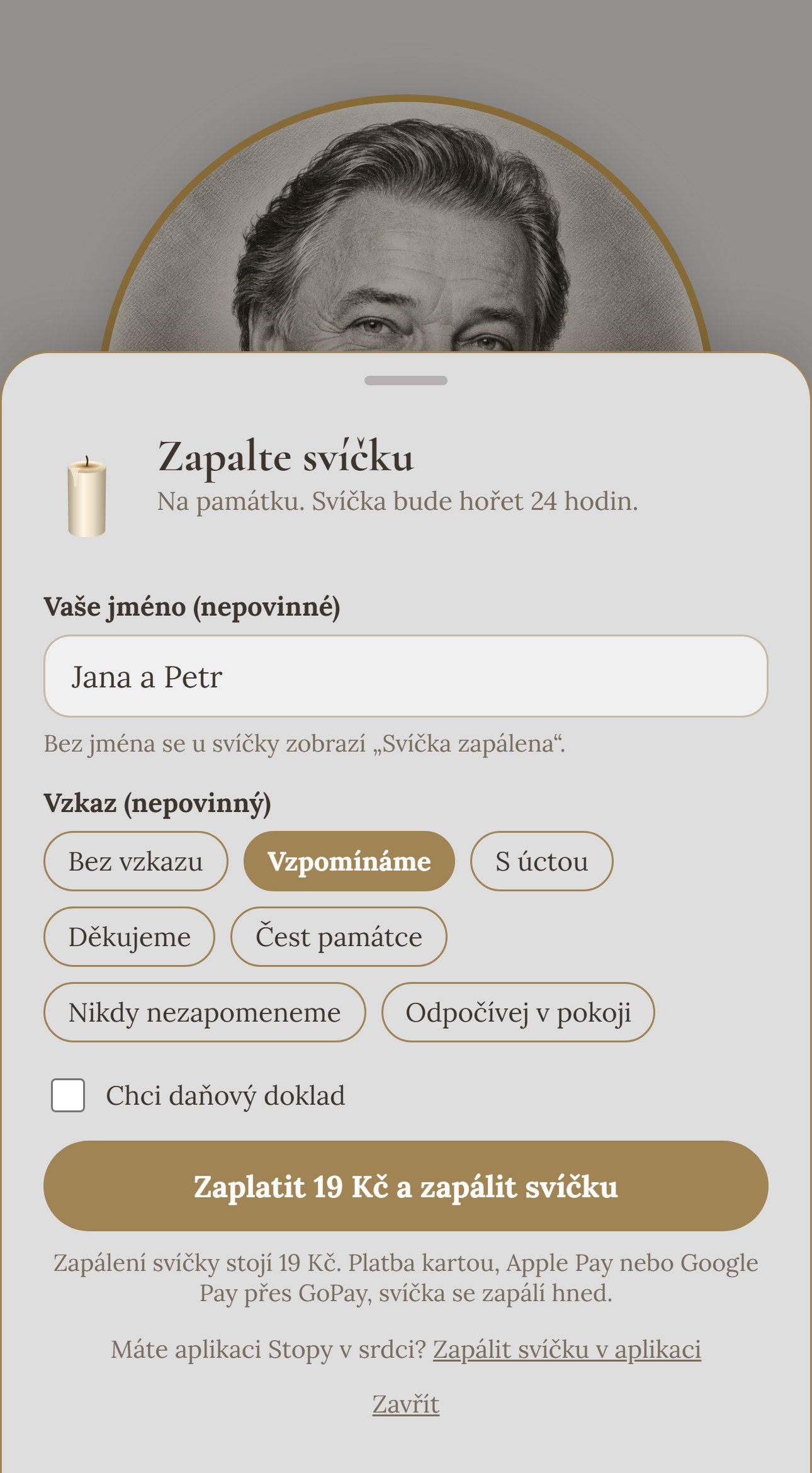 Zapalte svíčku na památku. Ať jste kdekoli. – Fotografie 4